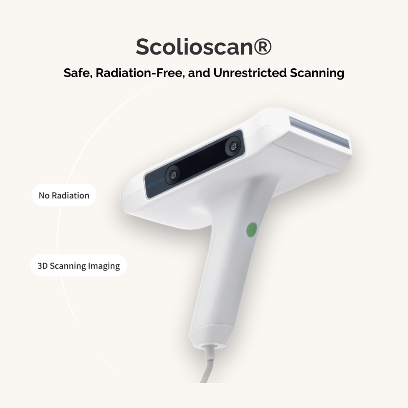3D Scoliosis Ultrasound Scan with Analysis Report Scoliscan®