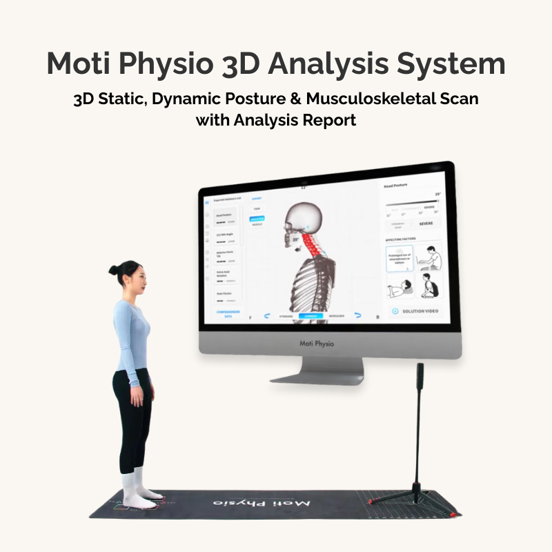 3D Static & Dynamic Posture & Musculoskeletal Scan with Analysis Report Moti Physio®